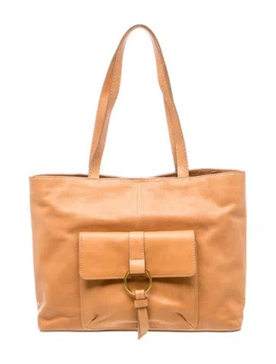 Pre-owned Frye Leather Shoulder Bag In Brown