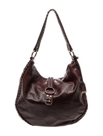 Pre-owned Frye Leather Shoulder Bag In Brown