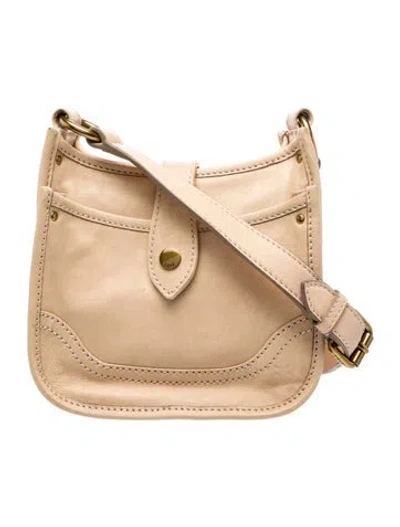 Pre-owned Frye Leather Shoulder Bag In Neutral