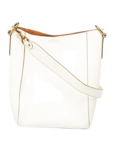 Pre-owned Frye Leather Shoulder Bag In Neutral