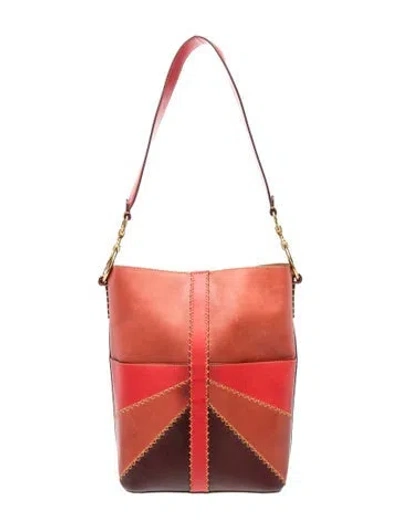 Pre-owned Frye Leather Shoulder Bag In Red