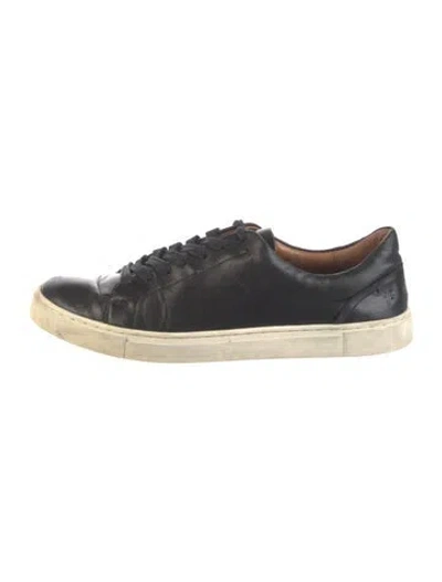 Pre-owned Frye Leather Sneakers In Black