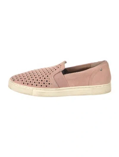 Pre-owned Frye Leather Sneakers In Pink