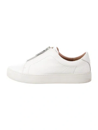 Pre-owned Frye Leather Sneakers In White