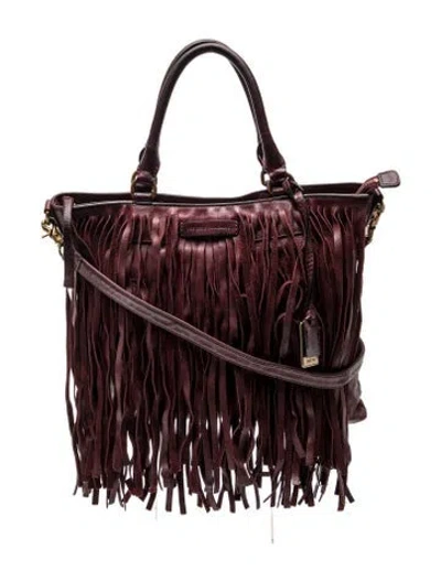 Pre-owned Frye Leather Top Handle Bag In Brown