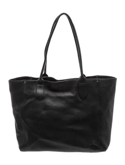 Pre-owned Frye Leather Tote In Black