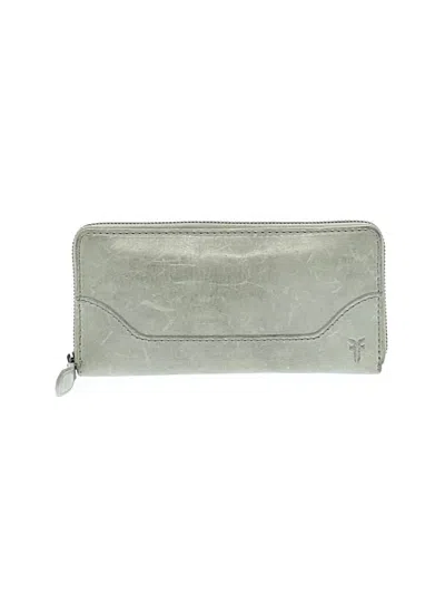 Pre-owned Frye Leather Wallet In Silver
