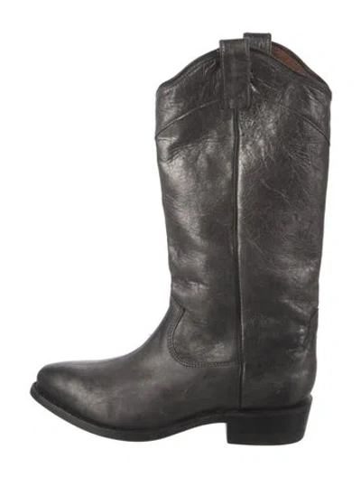 Pre-owned Frye Leather Western Boots