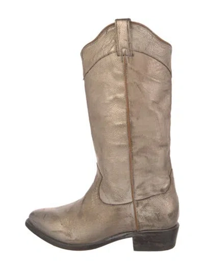 Pre-owned Frye Leather Western Boots