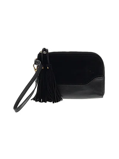 Pre-owned Frye Leather Wristlet In Black