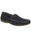 Frye Lewis Venetian Suede Loafer In Blue