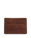 Frye Logan Money Clip Card Case In Cognac