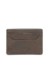 Frye Logan Money Clip Card Case In Slate