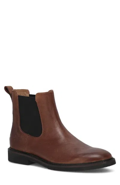 Frye Lowell Chelsea Boot In Brown