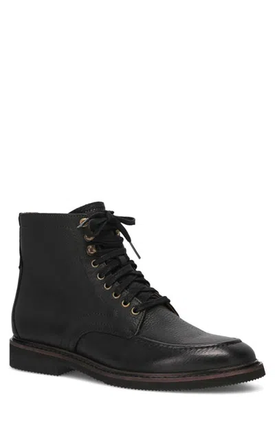 Frye Lowell Leather Lace Up Boot In Black