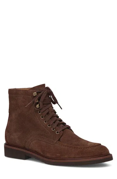 Frye Lowell Leather Lace Up Boot In Brown
