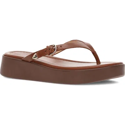 FRYE FRYE MAYA BUCKLE PLATFORM FLIP FLOP