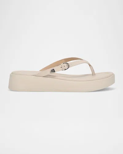 Frye Maya Buckle Thong Sandals