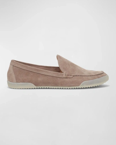 Frye Melanie Flat In Taupe