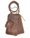 Frye Melissa 3-in-1 Leather Crossbody In Brown