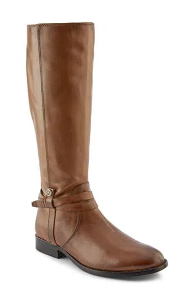 Frye Melissa Belted Knee High Boot In Brown