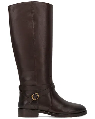 Frye Melissa Belted Leather Boot In Brown