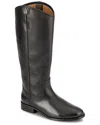 Frye Melissa Button 2 Wide Calf Leather Boot In Black