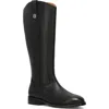 Frye Melissa Button Knee High Riding Boot In Black