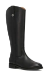 Frye Melissa Button Knee High Riding Boot In Black