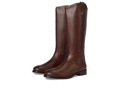 Frye Melissa Button Tall Inside Zip In Brown