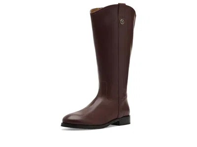 Frye Melissa Button Tall Inside Zip Wide Women's Boots Saddle: 8 B - Medium, Leather In Brown