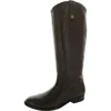 Frye Melissa Button Womens Leather Knee-high Riding Boots In Brown
