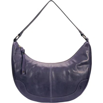 Frye Melissa Crescent Hobo Bag In Purple