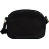 Frye Melissa Croc Embossed Camera Bag In Black
