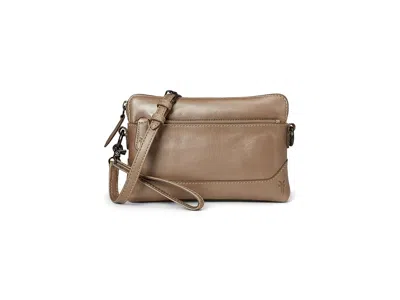 Frye Melissa Crossbody Wristlet Cross Body Handbags Light Bronze: One Size In Brown