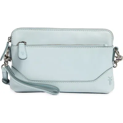 Frye Melissa Faux Leather Crossbody Wristlet In Lt. Sky