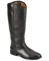 Frye Melissa Button 2 Wide Calf Leather Boot In Black