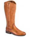 Frye Melissa Button Leather Tall Riding Boots In Brown