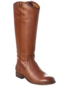 Frye Melissa Button Leather Tall Riding Boots In Brown