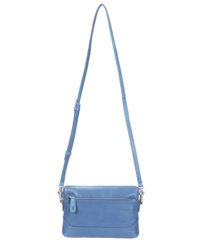 Frye Melissa Leather Crossbody In Blue