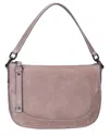 Frye Melissa Leather Crossbody In Grey