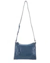 Frye Melissa Leather Crossbody In Grey