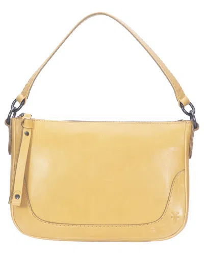 Frye Melissa Leather Crossbody In Yellow