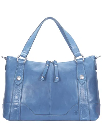 Frye Melissa Leather Satchel In Blue