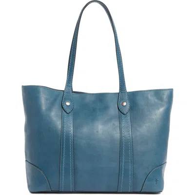 Frye Melissa Leather Shopper Tote Bag In Gray