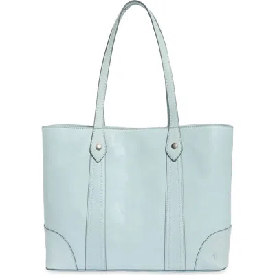 Frye Melissa Leather Shopper Tote In Lt. Sky