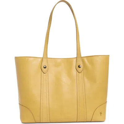 Frye Melissa Leather Shopper Tote In Mustard