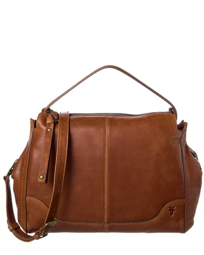 Frye Melissa Leather Shoulder Bag In Brown