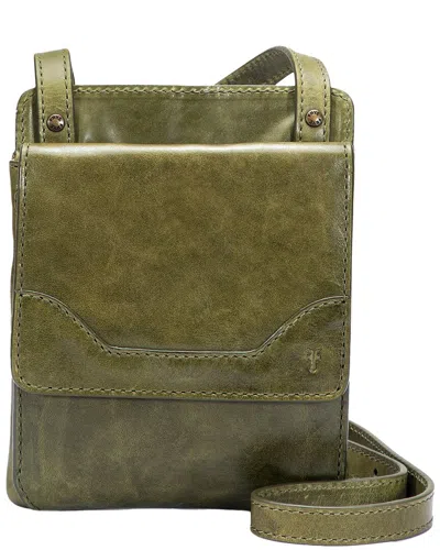 Frye Melissa Leather Sling Bag In Green