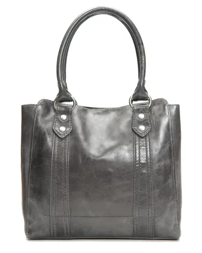 Frye Melissa Leather Tote In Grey
